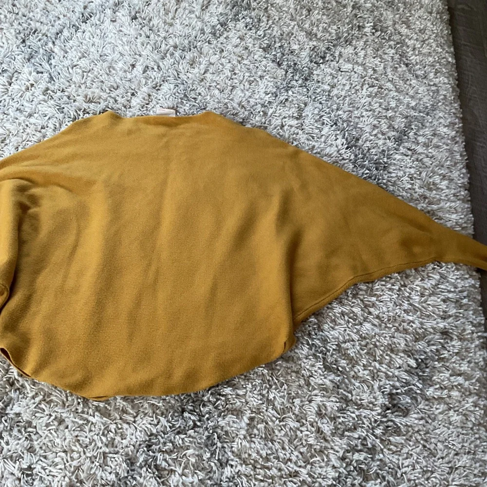 Kerisma G550 Ryker Mustard Yellow‎ Ribbed Dolman Sleeve Boat Neck Sweater SM